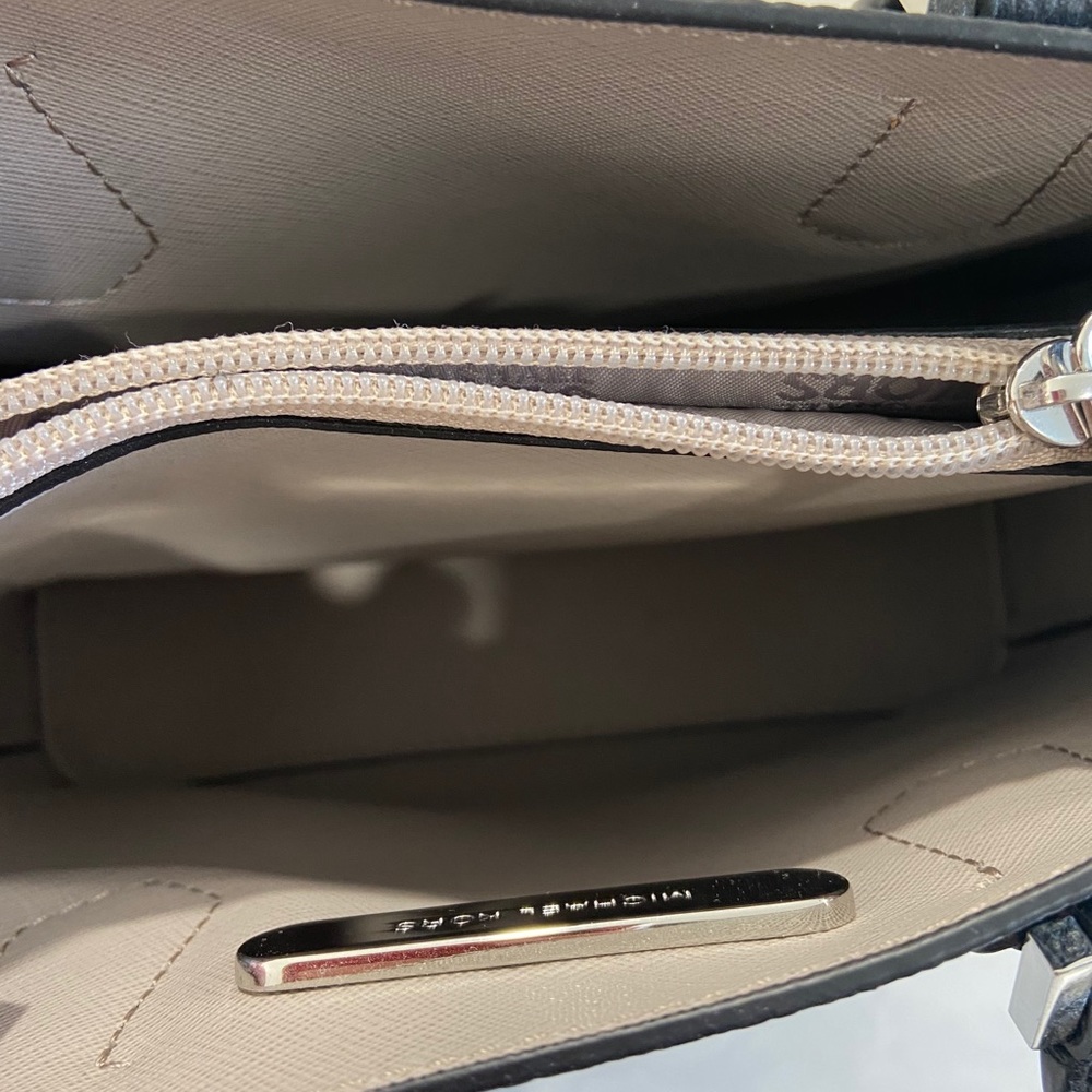 Michael Kors Mini Mercer Leather Crossbody - Picture 4 of 9